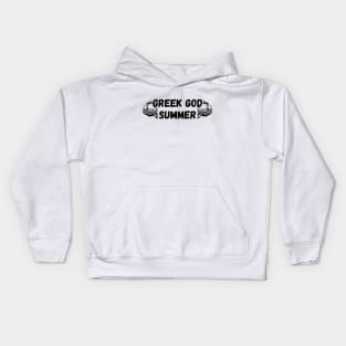 GREEK GOD SUMMER- gym Kids Hoodie